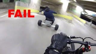 FAIL Fast Drift Trikeing ends in crash (Broken knee)