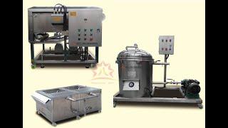 Commercial Deep Fryer Oil Filter Machines