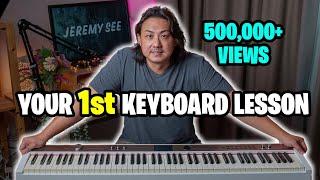 Your 1st Beginner Keyboard Piano Lesson - Getting Started