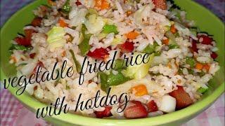 Vegetables Fried Rice with Hotdog|BABA PINOY TV