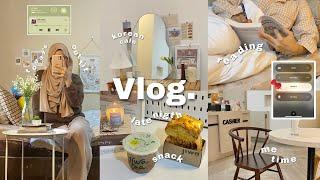 daily vlog : korean cafe,spend a cozy night with me,what i eat in a day,grwm,homebody routine