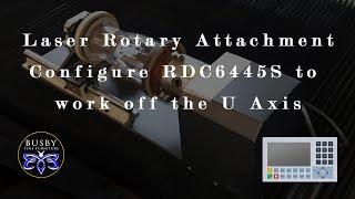 U Axis RDC6445S Rotary setup