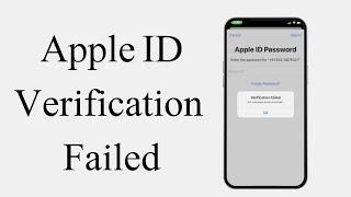 How to Fix Apple ID Verification Failed Error in 2025