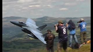 F-15C "Grim Reapers",  Low Level Mach-Loop Wales UK