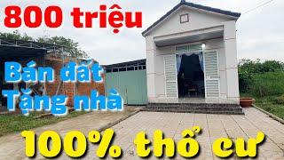 Nhà đất 800 triệu tặng nội thất full thổ cư vị trí đẹp kế Chợ Cây xăng BHX ở Châu Thành Tây Ninh