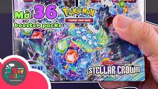 Mở 36 túi mù Stellar Crown Pokemon TCG  ToyStation 910