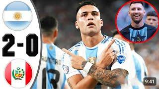 Argentina vs Peru Copa America 2024: EPIC Match Highlights and Goals