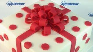 Cake Bow - How To Tutorial / Dort s velkou mašlí