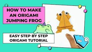 How To Make Origami Jumping Frog