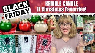 KRINGLE CANDLE BLACK FRIDAY SALE 11 Christmas Favorites! Let's Chat