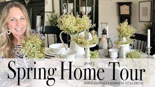 Spring Home Tour | Cozy Farmhouse-Style | 2023