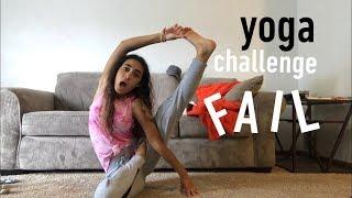 yoga challenge fail