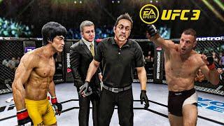 Bruce Lee vs  Tarec Saffiedine - EA Sports UFC 3 - K1 Rules - Dragon Fight 