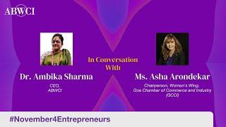 Partner Spotlight: Dr. Ambika Sharma in conversation with Ms. Asha Arondekar