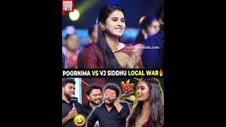 யாரு தர Local ன்னு பாத்துருவோமா?போட்டி போட்ட Vj Siddhu, Araathi Poornima Ravi