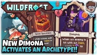 NEW Dimona Activates a Whole Archetype!! | Wildfrost (Friends & Foes Update)