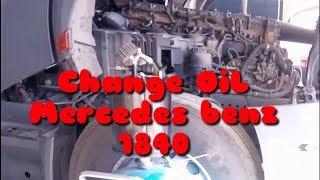 OiL Change Mercedes benz truck 1840 (Diesel filter and Oil filter replacement)