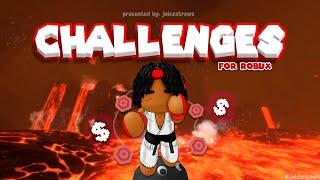 🫵 *YOUR* challenges for ROBUX |・ Road to 100 Subs! ・|  pls dont make it difficult 