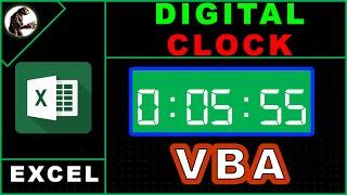 How to Make Digital Clock in Excel | How to Make Clock in Excel