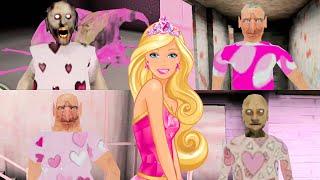 Barbie The Twins With Barbie Granny And Barbie Grandpa In Extreme Mode