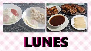 Mi menú para perder peso con RECETAS LUNES