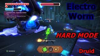 HARD MODE BOSS: Electro Worm | Druid (Solo / No Damage) - Portal Knights