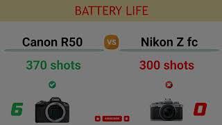 Canon R50 vs Nikon Z fc Comparison: 10 Reasons to buy the R50 and 6 Reasons to buy the Z fc