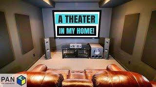 A MOVIE THEATER IN MY HOME !!! (MAN CAVE TOUR & HOME THEATER SETUP !!)