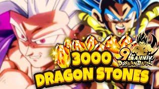 3000 DRAGON STONES AL 9 ANNIVERSARIO