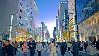 銀座～東京駅 Xmas 2024 / 2 hours - Night walk from Ginza to Tokyo Sta. in Tokyo, Ambient (Dec. 15, 2024)