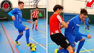 I Played in a PRO FUTSAL MATCH & I Got Fouled BADLY... (Football Skills & Goals)