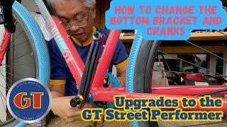 How to Install a Bottom Bracket and Cranks - GT Street Performer Upgrades - #bmx