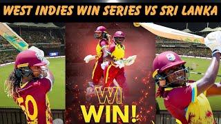 Matthews, Taylor & Campbell Leads West Indies To Series Win Over Sri Lanka In High Scoring Encounter