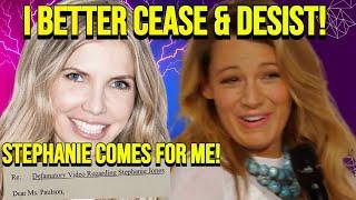 Blake Lively's "Bestie" Stephanie Jones THREATENS to SUE ME After I Exposed the VanSham Lawsuit