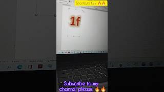 Computer course 1f99 Ms word typing shortcut key?? #computertips #trending #yoitubeshorts #viral