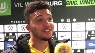 Jadon Sancho about Erling Haaland after Comeback | Cool Interview