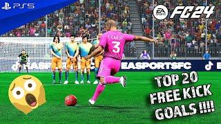 EA FC 24 - Free Kicks Compilation FT. Greatest Icons | PS5™ [4K60]