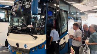 Как добраться из аэропорта Бангкока до Паттайи на автобусе за 143 бата. Тайланд. Октябрь 2024.