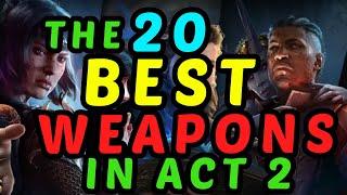 The 20 BEST WEAPONS in Act 2 - Baldur's Gate 3 Honour Mode Guide