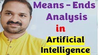 Means Ends Analysis Search Technique Algorithm in Artificial Intelligence with Simple Example