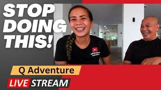 Q Adventures YouTube  Breaking Every Rule/Open Panel With Guest @JohnAndClaire @philippineantics