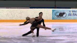 9 C. ZAITSEV / E. STEVENS (USA) - ISU JGP Minsk 2013 Junior Pairs Short Program