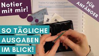 Deine flexible Ausgaben im Monat tracken: So mit Haushaltsbuch führen anfangen! 