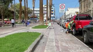 Caminata en Antofagasta por la Plaza colon y Paseo Prat  4K, 01/10/2021. Street Walk In Antofagasta