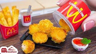 Satisfying Miniature Crispy Chicken Mcnugget Recipe | ASMR Cooking Mini Food