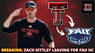 BREAKING: Zach Kittley Leaves Texas Tech To Be FAU Head Coach