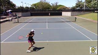 Sarah Dvorak vs. Alyssa Tobita FINALS HIGHLIGHTS - DT - USTA Junior Summer Section Champ's 2014