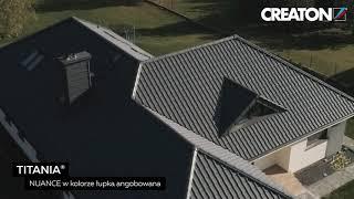  Realizacja - Dachówka ceramiczna CREATON TITANIA NUANCE w kolorze łupka angobowana