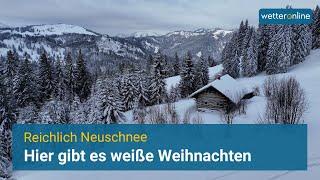 ️ Tief verschneites Oberallgäu - Hier gibt es weiße Weihnachten