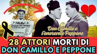 28 ATTORI MORTI di "Don Camillo e l'onorevole Peppone"